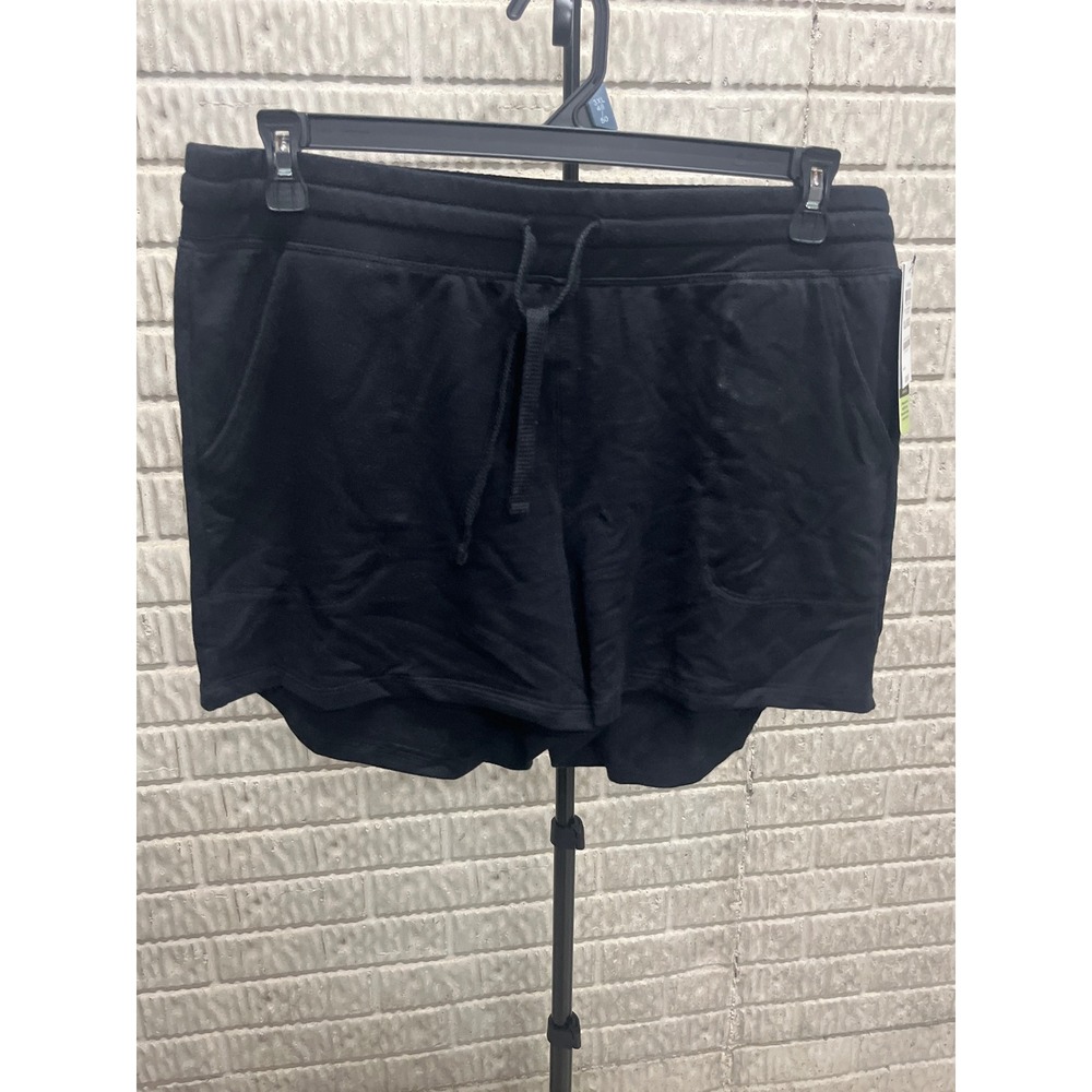 Ideology Womens Casual Off-Duty Knit Shorts Deep Black XL 100122144MS